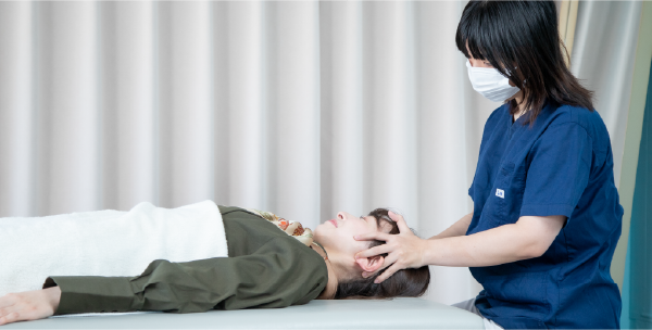施術の様子